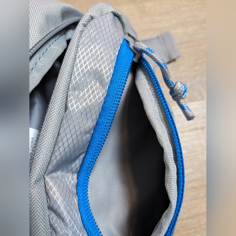 Outdoor Products, Gray, blue, adjustable crossbody pack, OSFM - Picture 5 of 7